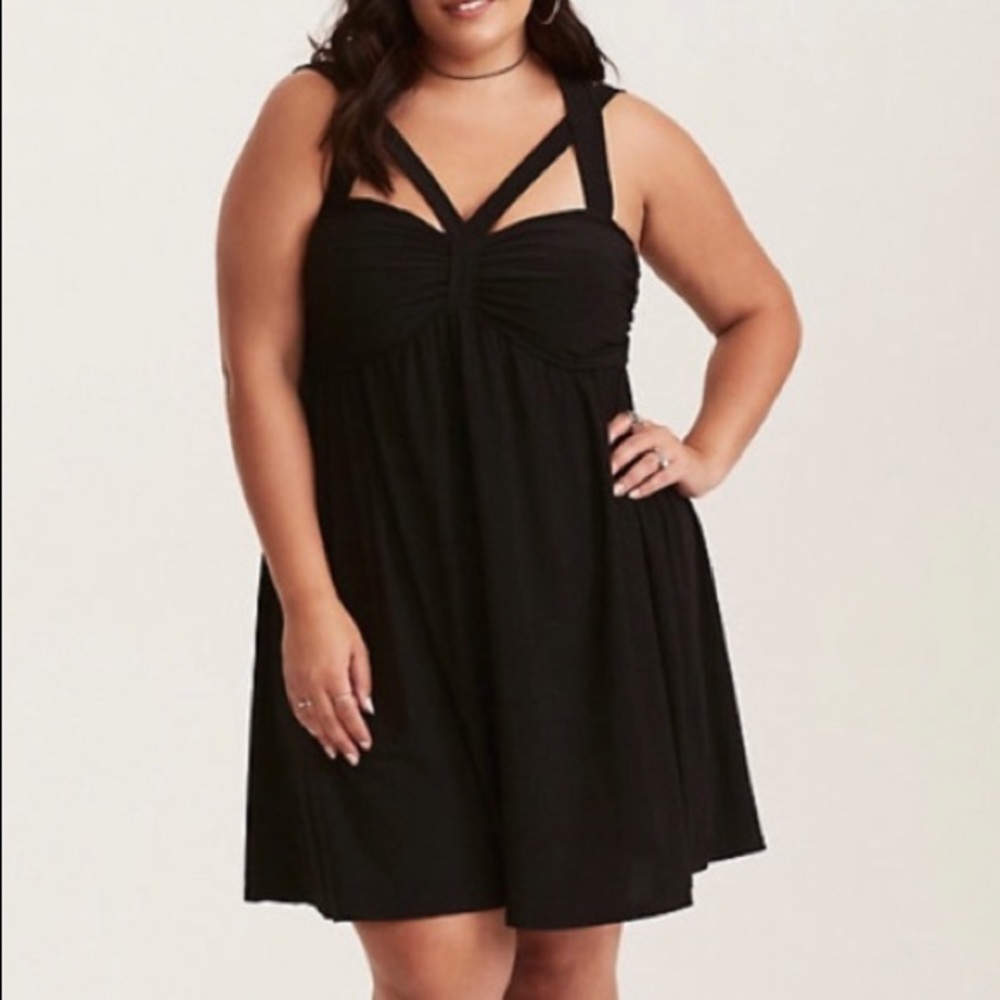 Torrid brand new with tags sexy Black dress size 1